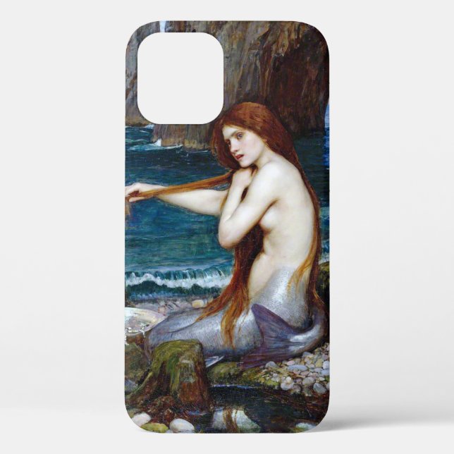 Mermaid, John William Waterhouse Case-Mate iPhone Hülle (Rückseite)