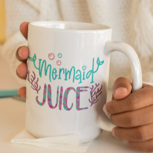Mermaid Juice Glitzer Kaffeegenuss Kaffeetasse