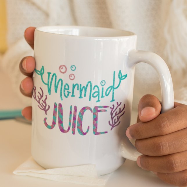 Mermaid Juice Glitzer Kaffeegenuss Kaffeetasse (Von Creator hochgeladen)