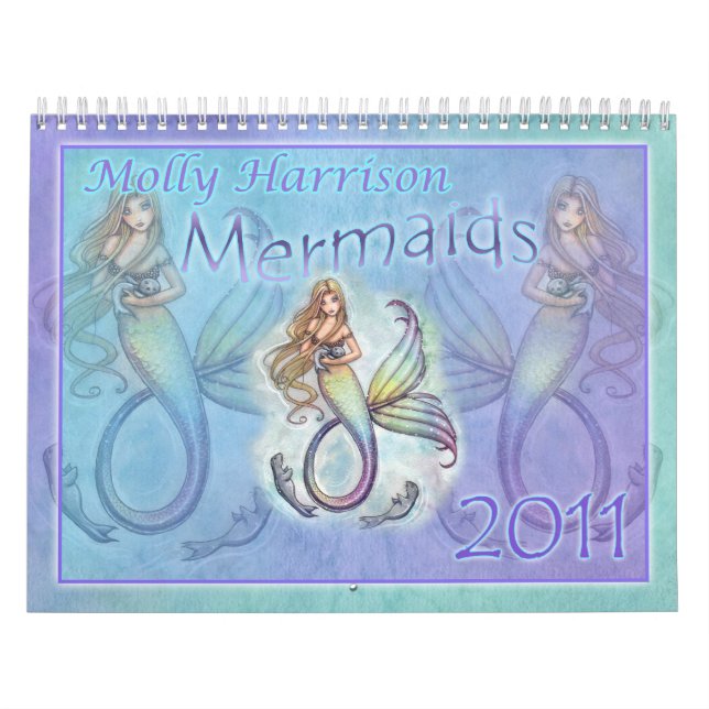 Mermaid-Kalender 2011 von Molly Harrison Kalender (Titelbild)