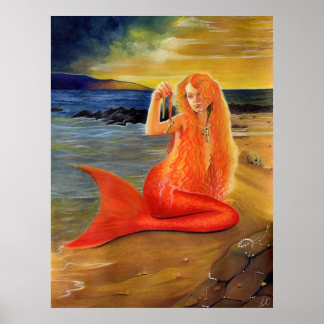 Mermaid Key Sunset POSTER (Vorne)