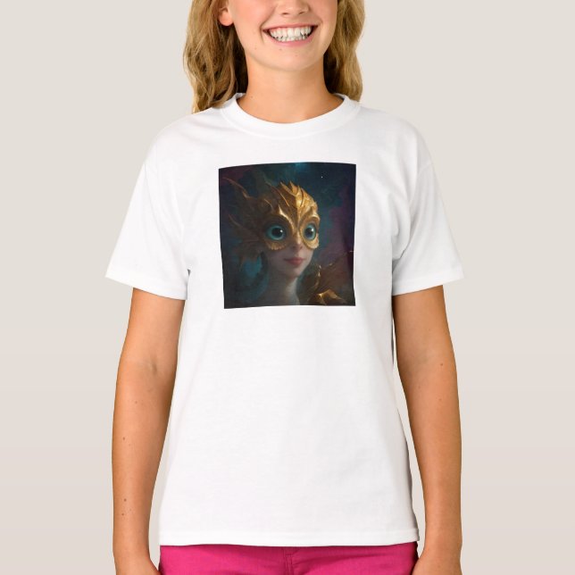 Mermaid Kid von Juan Cabana T-Shirt (Vorderseite)