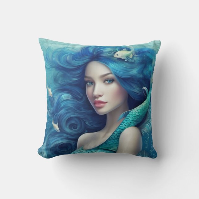 Mermaid Kissen (Vorderseite)