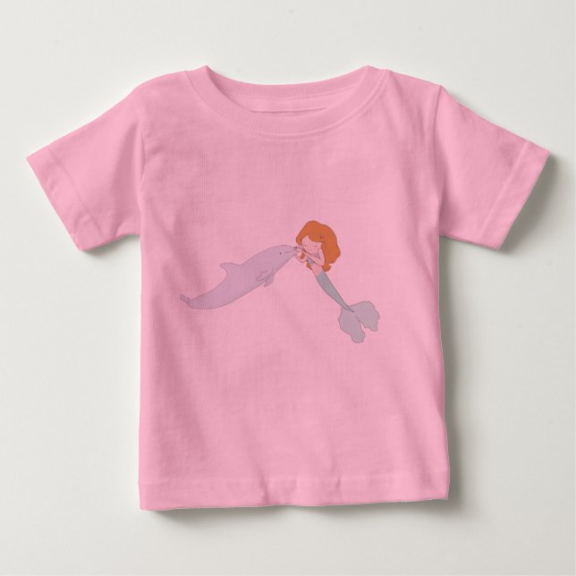 Mermaid Kisses Baby T-shirt (Vorderseite)