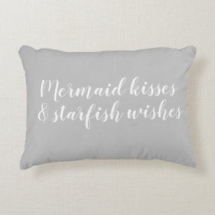 Mermaid Kisses Starfish wünscht Accent Pillow Dekokissen