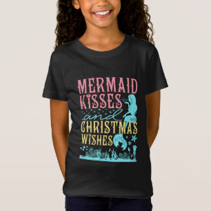 Mermaid Kisses und Weihnachtswünsche T-Shirt