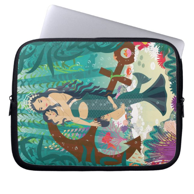 Mermaid Laptopschutzhülle (Vorderseite)