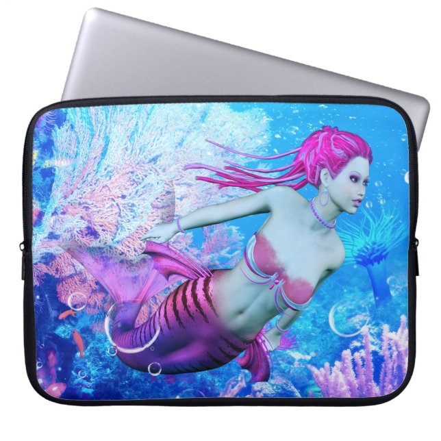 Mermaid Laptopschutzhülle (Vorderseite)
