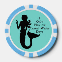 Mermaid Lässig Water Days Sea Golf Ball Marker
