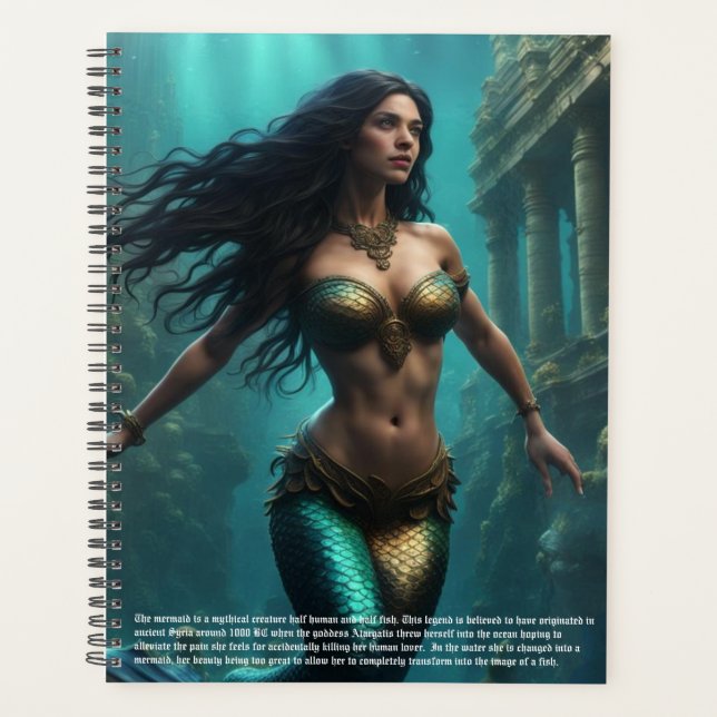 Mermaid Legend Calendar Planer (Vorderseite)