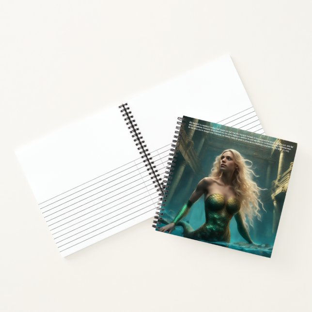 Mermaid Legend Hardcover Notizbuch (Innenseite)