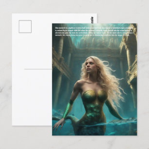 Mermaid Legend Postkarte