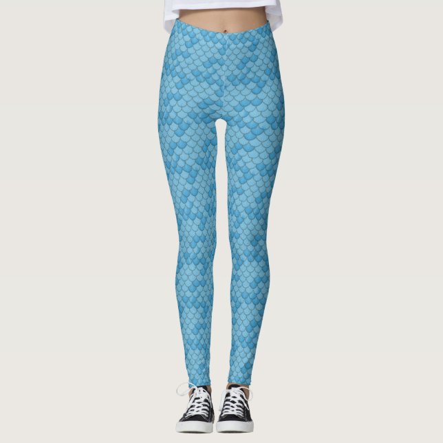Mermaid Leggings Yoga Pants (Vorderseite)