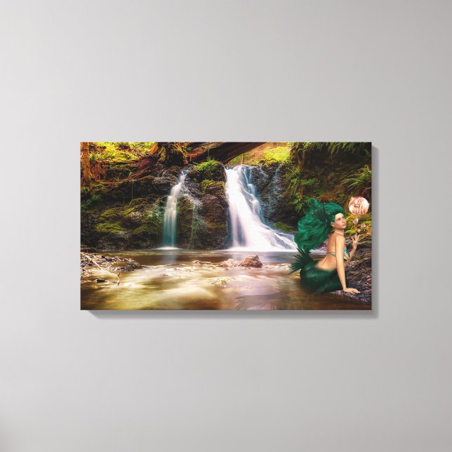 Mermaid Leinwanddruck (Vorderseite)