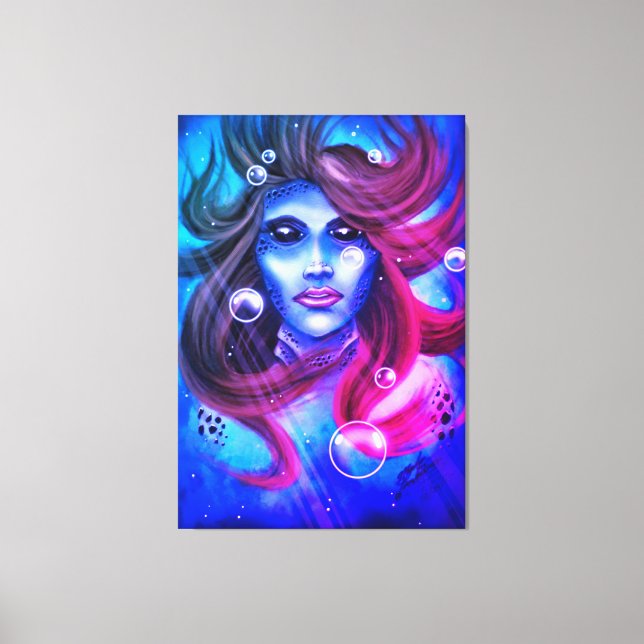 Mermaid Leinwanddruck (Vorderseite)