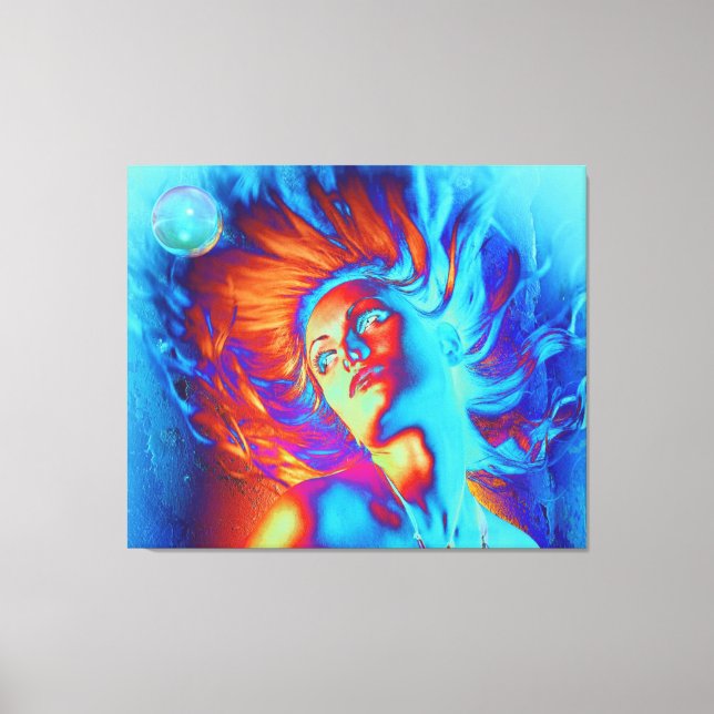 Mermaid Leinwanddruck (Vorderseite)