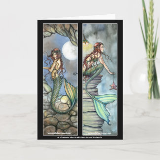 Mermaid Lesezeichen Card von Molly Harrison Karte
