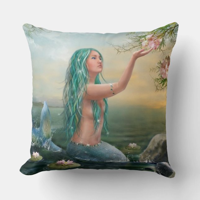 Mermaid Life Kissen (Vorderseite)