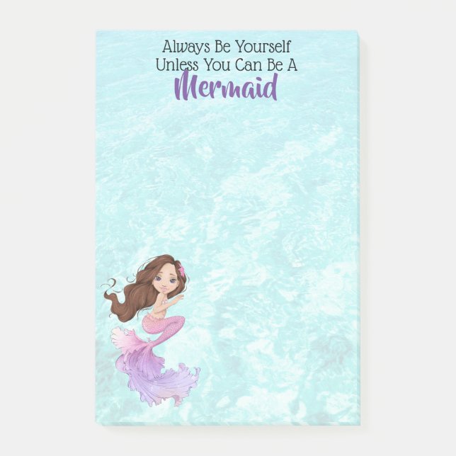 Mermaid Life Post-it Klebezettel (Vorderseite)