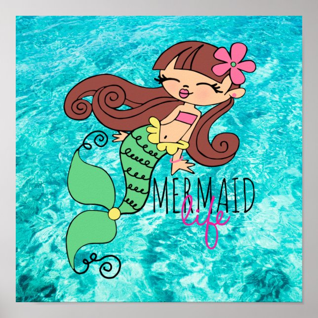 Mermaid Life Poster (Vorne)