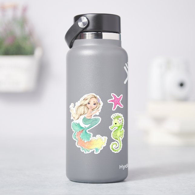 Mermaid Life Vinyl Stickers Aufkleber (HydroFlask)