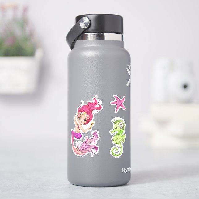 Mermaid Life Vinyl Stickers Aufkleber (HydroFlask)