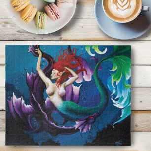 Mermaid Lila Dragon Friendasy Fantasy Puzzle
