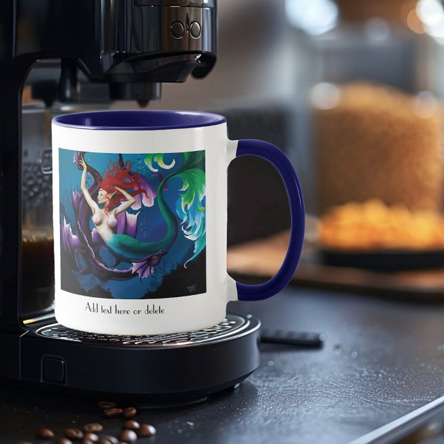 Mermaid Lila Dragon Friendasy Fantasy Tasse (Von Creator hochgeladen)
