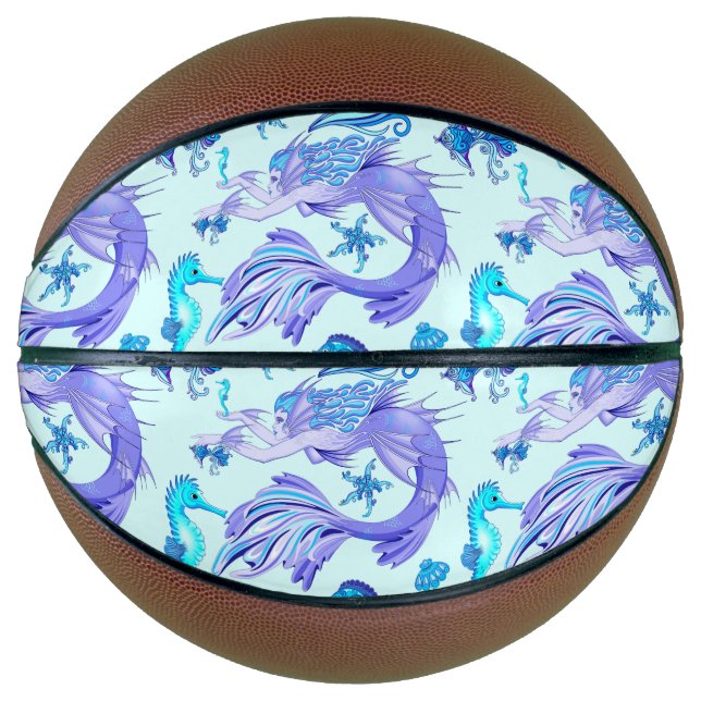 Mermaid Lila Fairy Creation Basketball (Vorderseite)