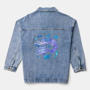 Mermaid Lila Fairy Creation Jeansjacke