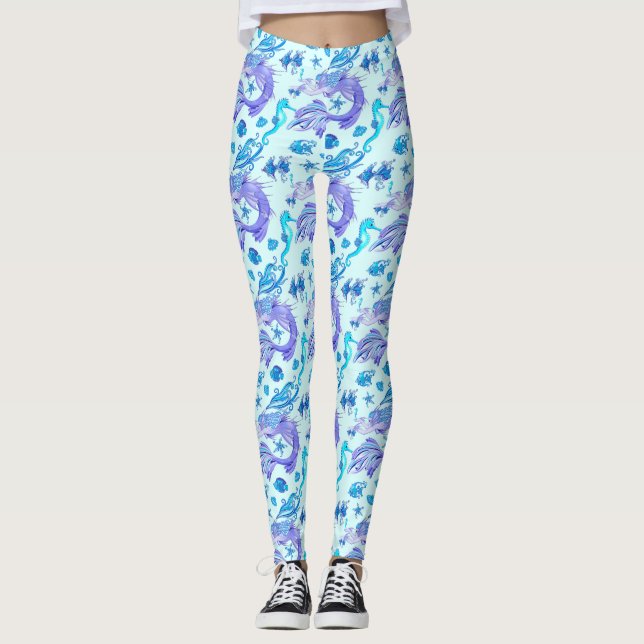 Mermaid Lila Fairy Creation Leggings (Vorderseite)