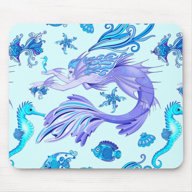 Mermaid Lila Fairy Creation Mousepad (Vorne)