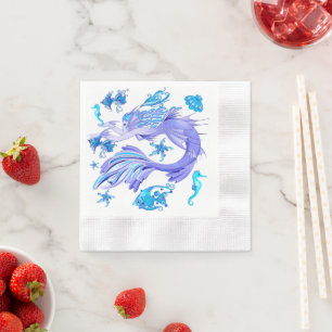 Mermaid Lila Fairy Creation Serviette