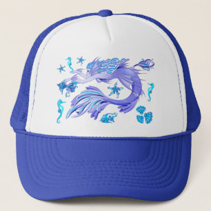 Mermaid Lila Fairy Creation Truckerkappe