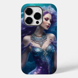 Mermaid Lila Hair Case-Mate iPhone 14 Pro Hülle