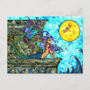 Mermaid Longing Postcard Postkarte