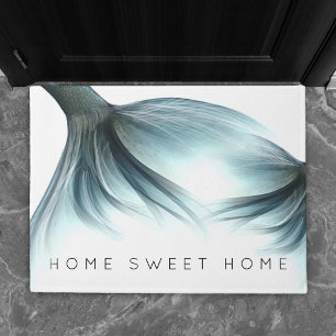 Mermaid Luxe Seafoam Mint Green Zuhause Sweet Zu Fußmatte