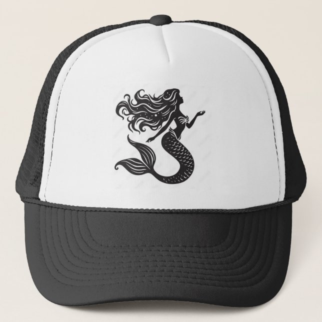 Mermaid Magic Trucker Hat Truckerkappe (Vorderseite)