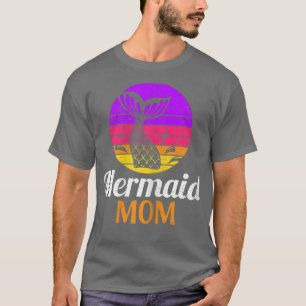 Mermaid-Mama für eine Meerjungfrau T-Shirt