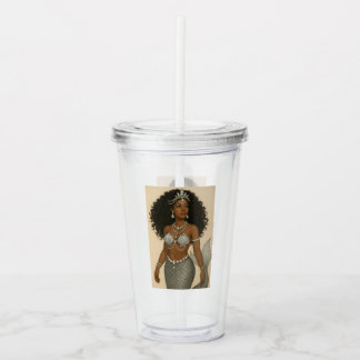 Mermaid Manifestation Acrylic Tumbler Acryltrinkbecher