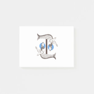 Mermaid männlich Kaiser Triton Post-it Klebezettel