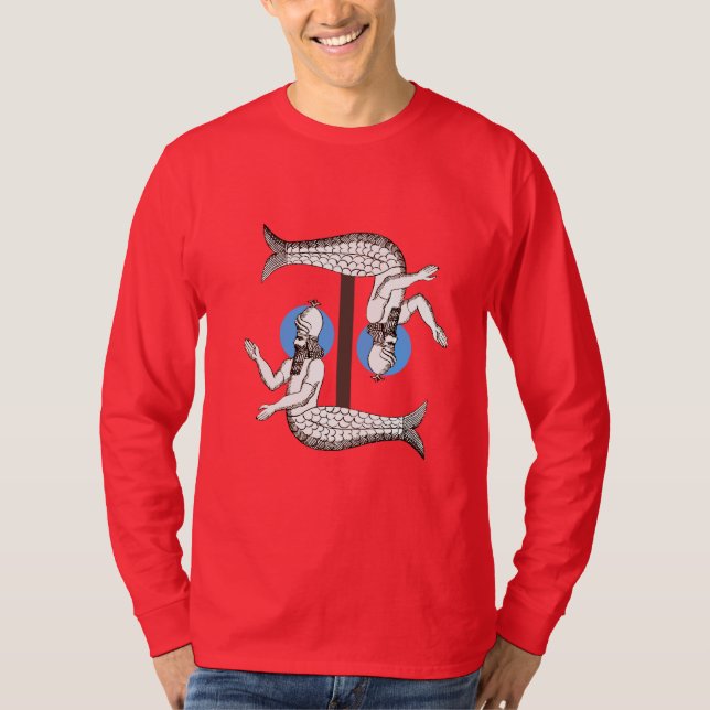 Mermaid männlich Kaiser Triton T-Shirt (Vorderseite)