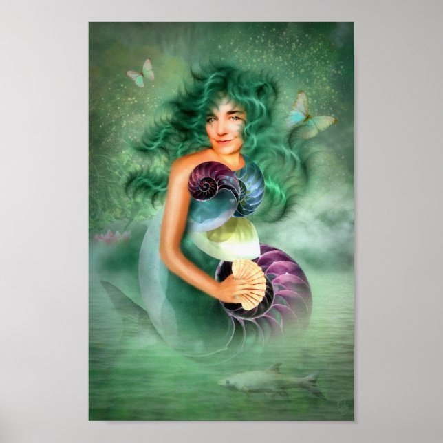 Mermaid Meike Poster (Vorne)