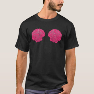 Mermaid Mermaid Muschel Bikini Bikini Bra Beach Ho T-Shirt