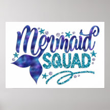 Mermaid - "Mermaid Squad" - Glitzer für Aquamarine