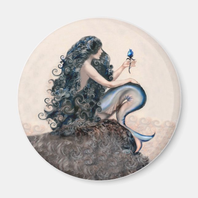 Mermaid Mermaids Fantasy Myth Magnet (Vorne)