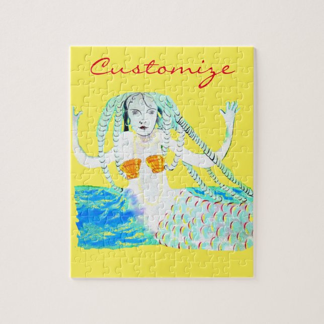 Mermaid mit Dreadlocks Thunder_Cove Puzzle (Vertikal)