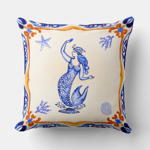 Mermaid Mittelmeer Kissen