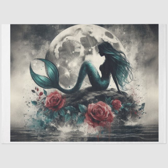 Mermaid Mood Seidenpapier (Vorderseite)