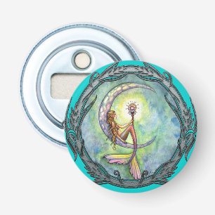 Mermaid Moon Fantasy-Kunst von Molly Harrison Flaschenöffner